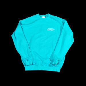 "International Crewneck" Ultra Heavyweight Luxury Crewneck - (Electric Blue)