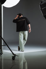 Load image into Gallery viewer, SETTER® &quot;AFFILIATED&quot; T-SHIRT - BLACK / TAUPE LATTE LOGOS
