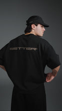 Load image into Gallery viewer, SETTER® &quot;AFFILIATED&quot; T-SHIRT - BLACK / TAUPE LATTE LOGOS
